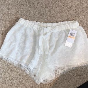 Lace bridal shorts! NWT! Never worn!